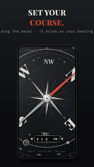 Needle screenshot — phone 03 set your course 1080x1920