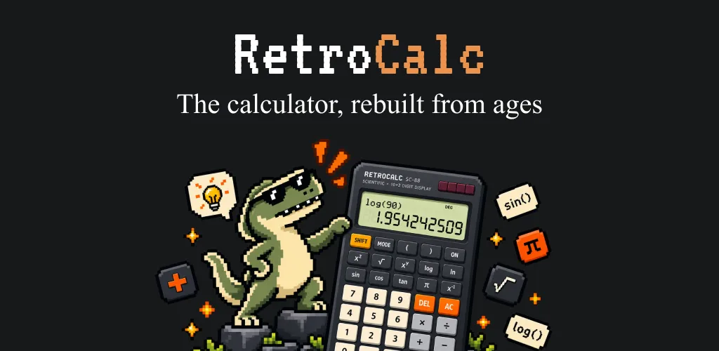 RetroCalc screenshot — featured