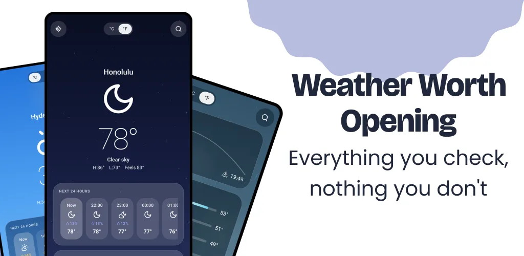 Weather screenshot — featured